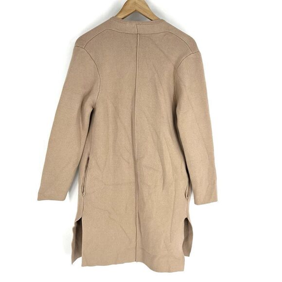 Chicwish Sweater Size Small Womens Tan Classy Open Front Knit Coat Cardigan - Picture 3 of 7
